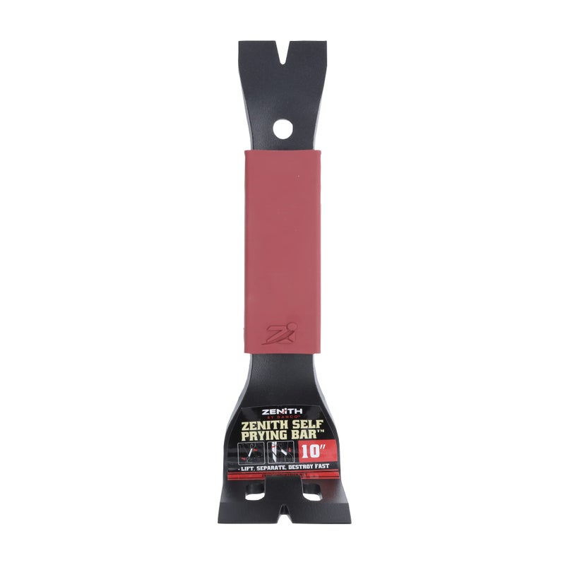 Zenith Industries Zenith by Danco ZN700301 10 inch Self-Prying Pry Bar  Compact and Lightweight Multi-Tool for Salvage  Wrecking  and Demolition - Image 1